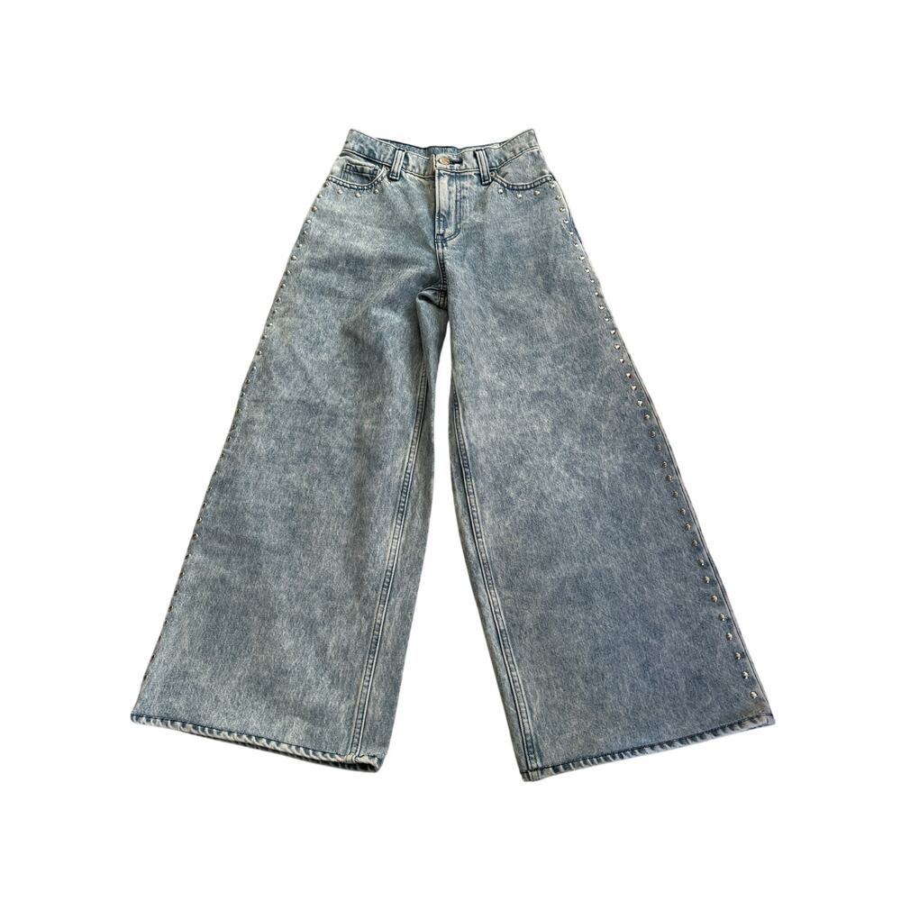 GAP Women's Wide Leg Jeans - Light Blue